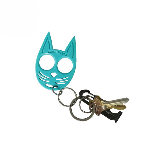 my kitty self defense keychain